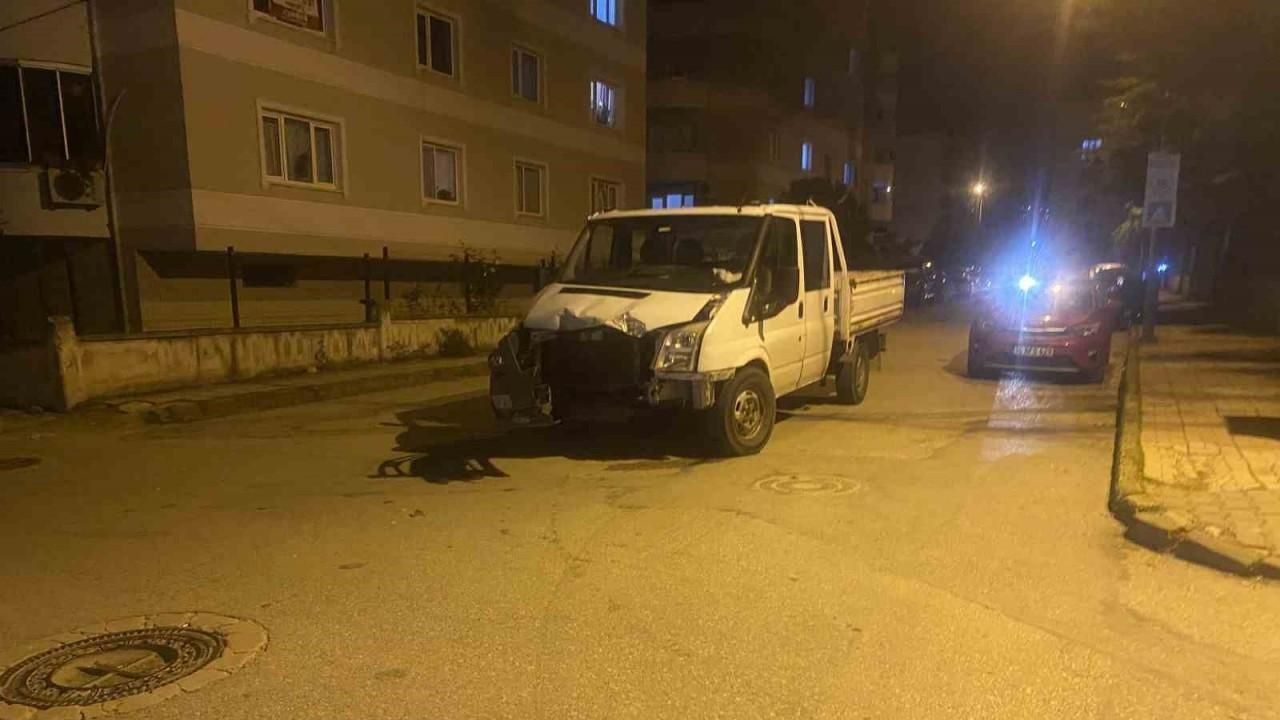 Mudanya'da Şehir Otobüsü Kaza Yaptı.