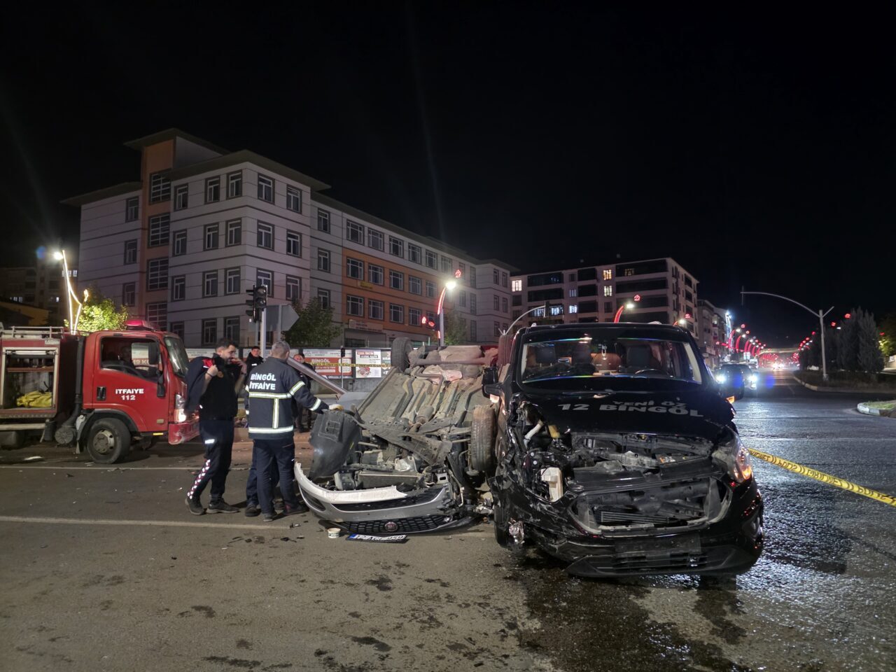Bingöl'de trafik kazasında 4 kişi yaralı.