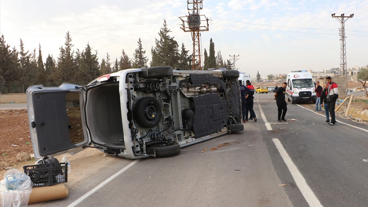 Kilis'te kaza sonucu 4 kişi yaralandı.