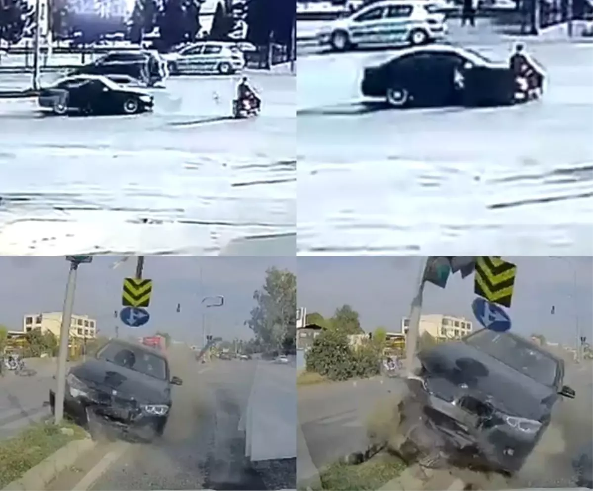 Adana'da Elektrikli Motosiklet Sürücüsü Ciddi Şekilde Yaralandı