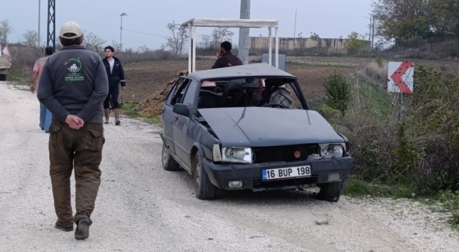 Bursa'da kaza: 1 ölü, 2 yaralı