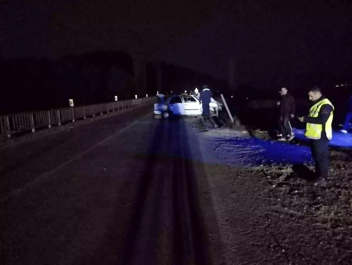 Boyabat'taki kaza sonucu 1 kişi ağır yaralandı.