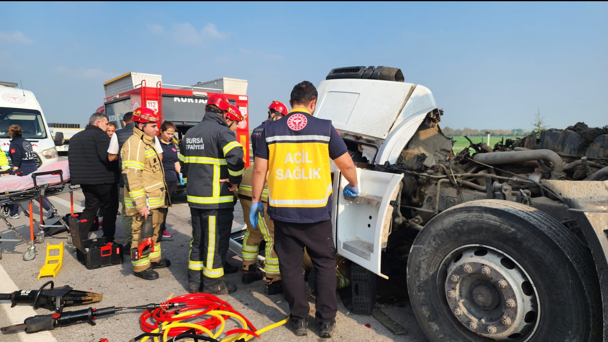 Bursa'da meydana gelen trafik kazasında bir kişi yaralandı.
