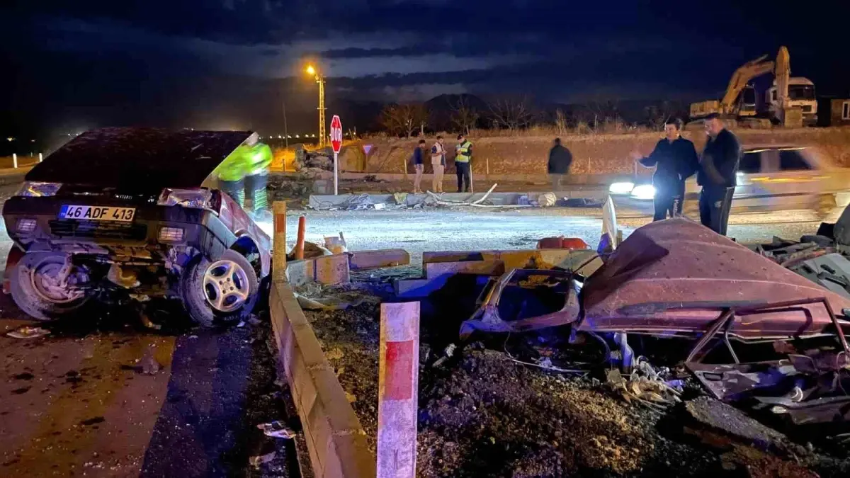 Kahramanmaraş'ta Kaza: İki Kişi Yaralı
