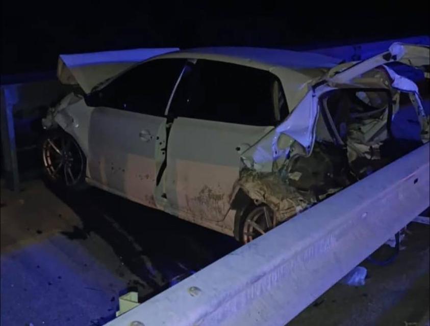 Trafik kazası genç adamın hayatını sonlandırdı.