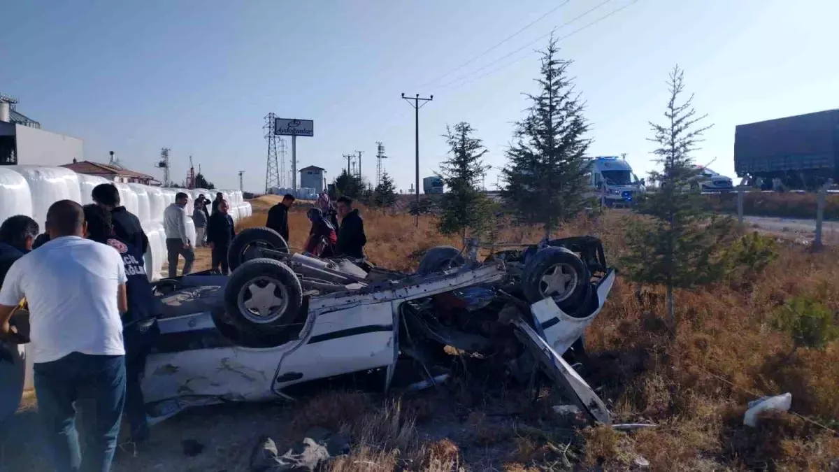 Konya'da Kaza: Bir Kişi Hayatını Kaybetti, Bir Kişi Yaralandı