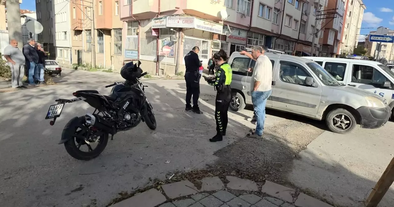 Kütahya'da meydana gelen trafik kazasında bir kişi yaralandı.