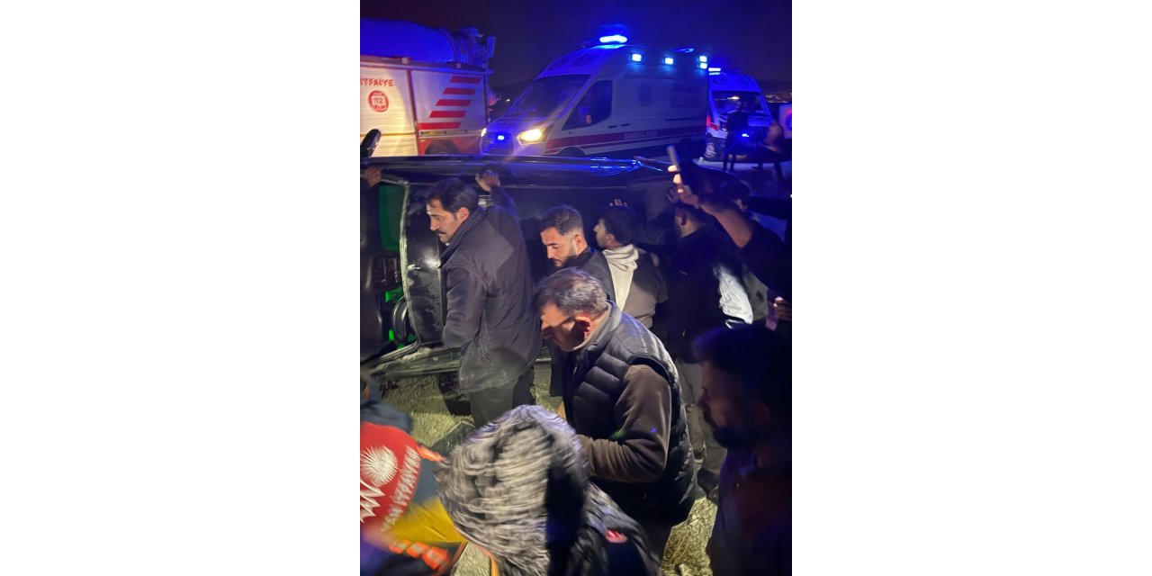 Van'da trafik çarpışması sonucu 1 kişi yaralandı.