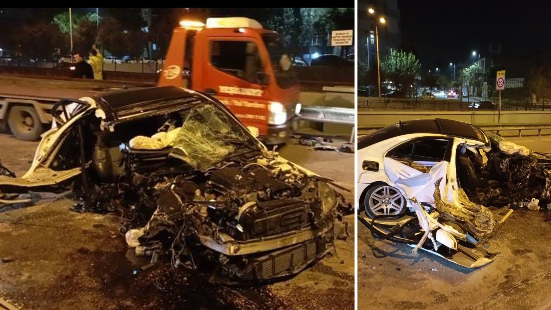 Bursa’da zincirleme kaza: Bir ağır yaralı, 8 kişi yaralandı! Araçlar neredeyse enkaz oldu.