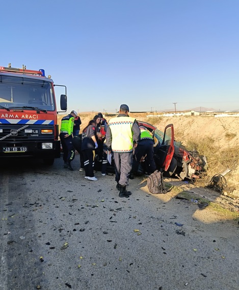 Kırşehir'deki trafik kazasında bir kişi hayatını kaybetti.