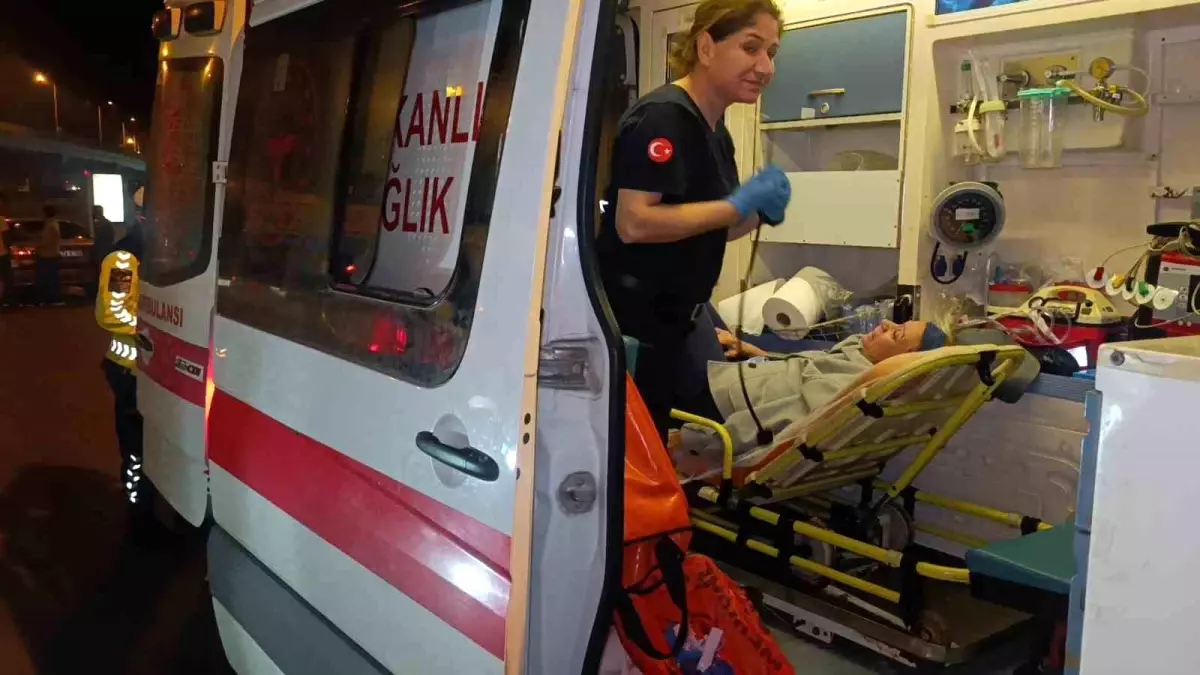 Manavgat'ta Kaza Sonucu Bir Kişi Yaralandı