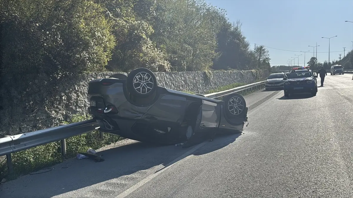 4 kişi yaralandı: Samsun'da trafik kazası meydana geldi.