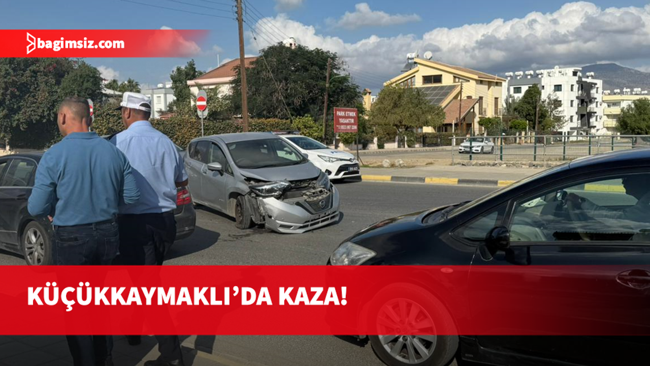 Küçükkaymaklı'da kaza meydana geldi...
