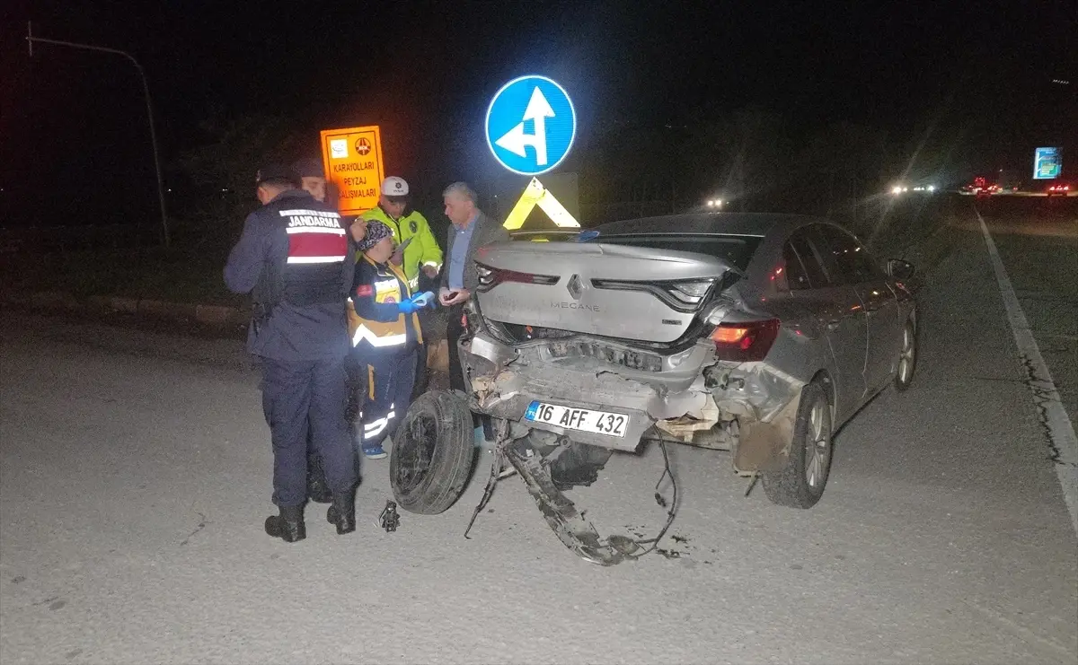 Orhangazi'de Kaza Sonucu 5 Kişi Yaralandı