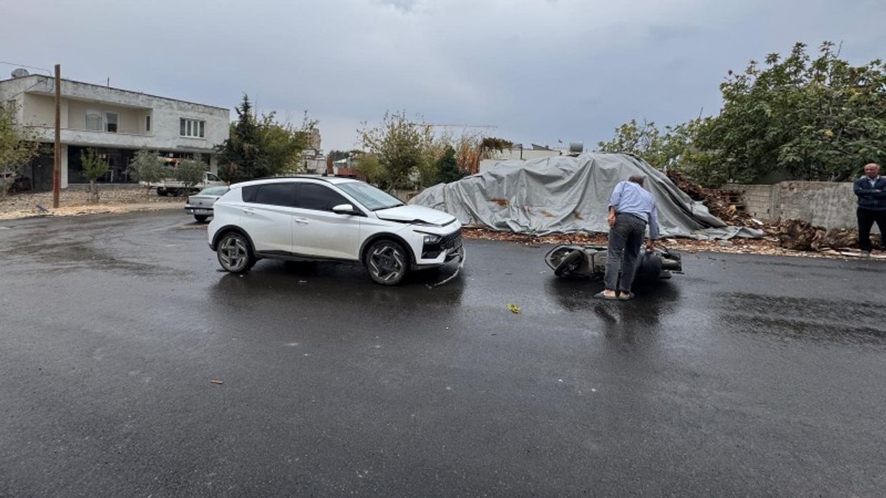 Adıyaman'da kaza: Bir kişi ağır yaralı.