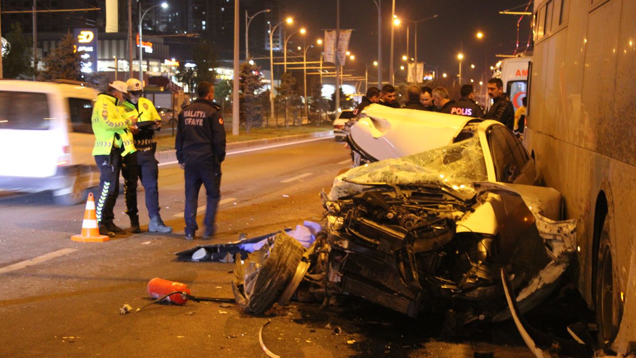 Malatya'da ardışık trafik kazası