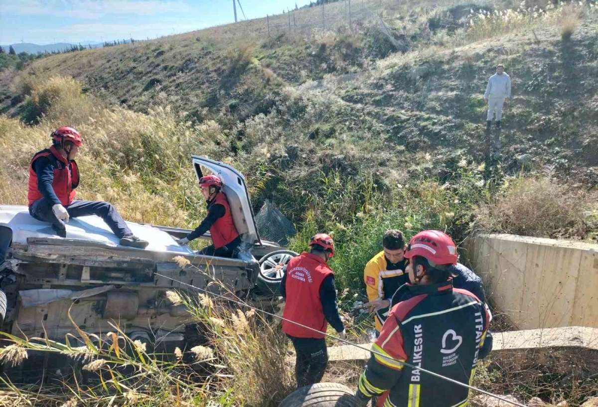 Balıkesir'de kaza: 1 kişi yaralı