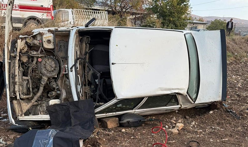 Kahramanmaraş'ta trafik kazasında bir kişi hayatını kaybetti.