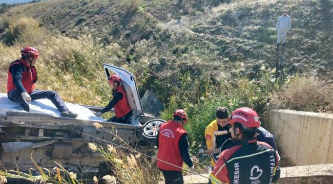 Balıkesir'de feci kaza: 1 kişi yaralandı