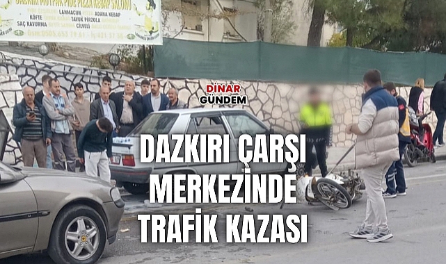 Dazkırı'dan Gelen Bilgi: Şehir Merkezinde Trafik Kazası!