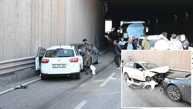 Kırıkkale’de 4 aracın karıştığı kaza sonucu 4 kişi yaralandı.