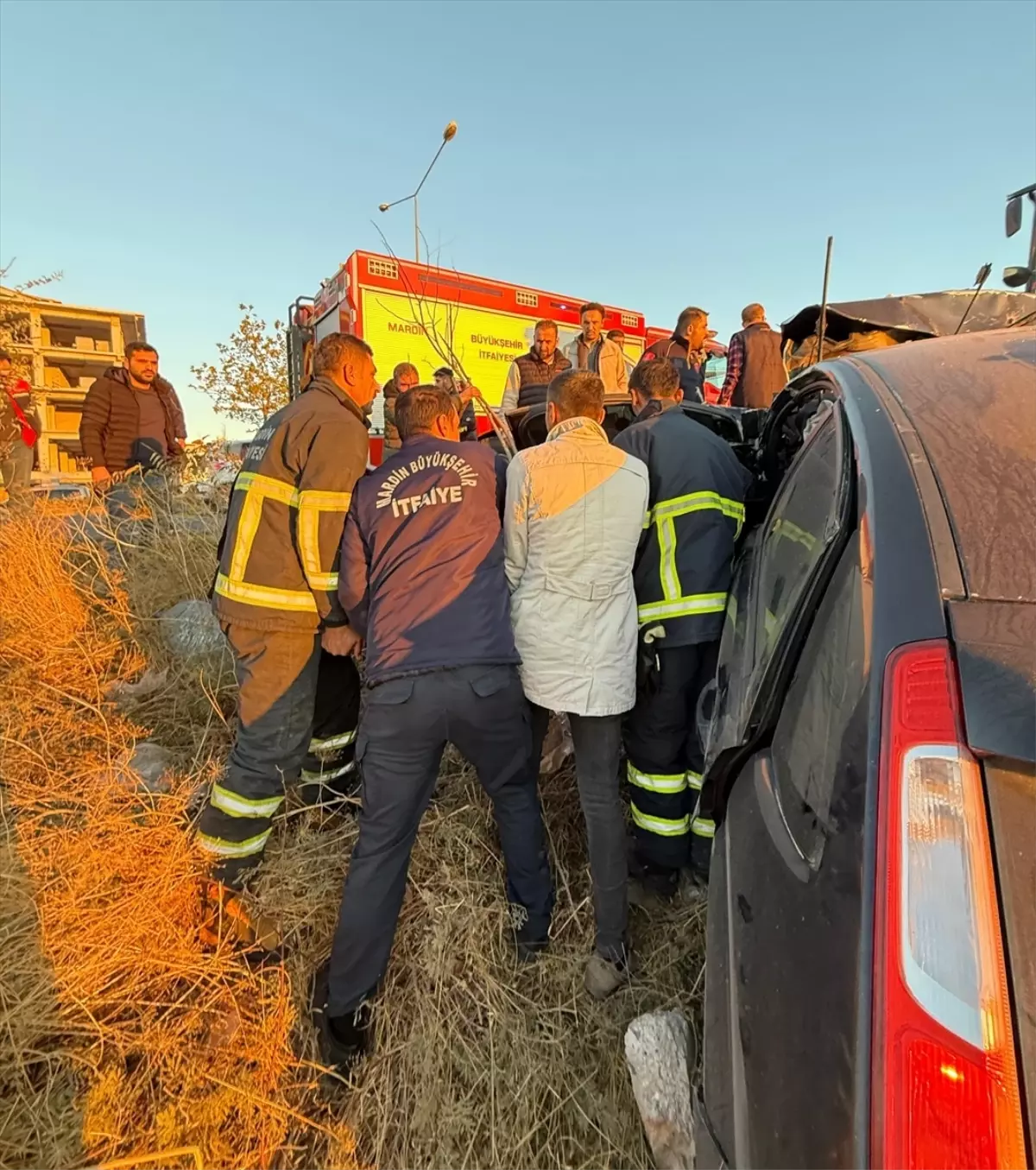 Kızıltepe'de Trafik Kazasında 3 Kişi Yaralandı.