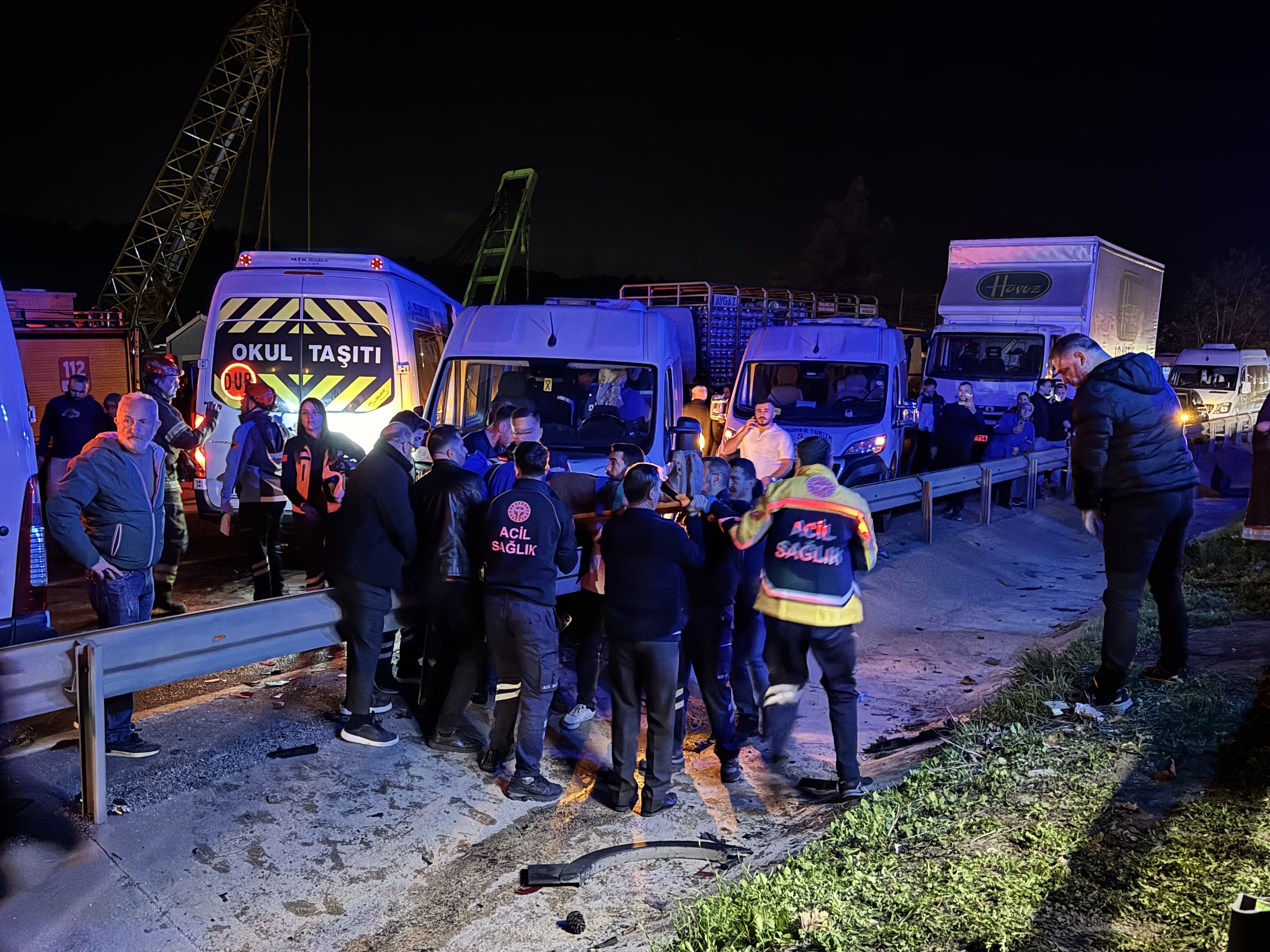 Bursa'da meydana gelen zincirleme trafik kazasında 1 kişi hayatını kaybetti.