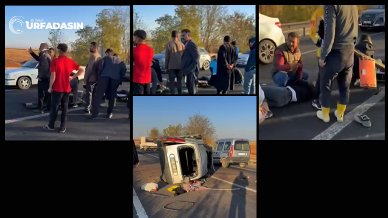 Viranşehir–Şanlıurfa Yolu'nda Kaza: 4 Yaralıdan 1'i Ağır Durumda