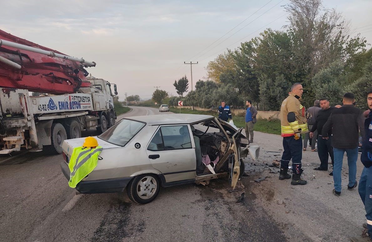 Erzin'de kaza sonucu 6 kişi yaralandı.