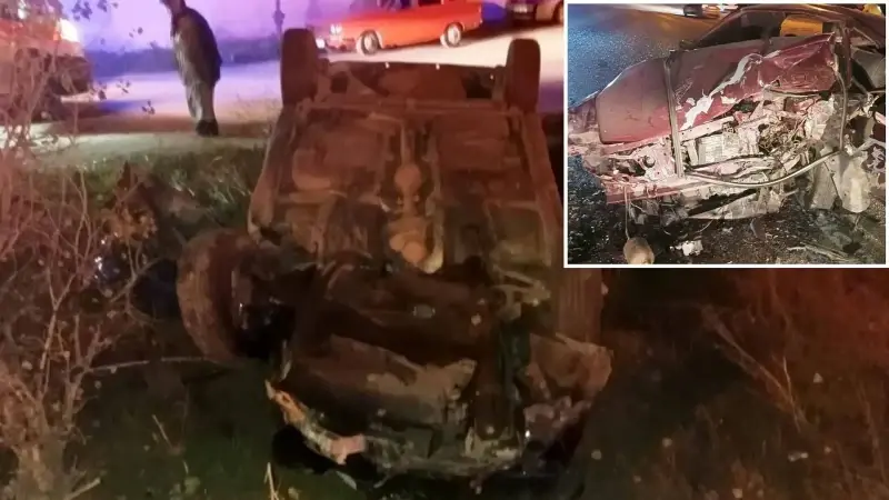 Amasya'da kaza: 1 ölü 3 yaralı var.