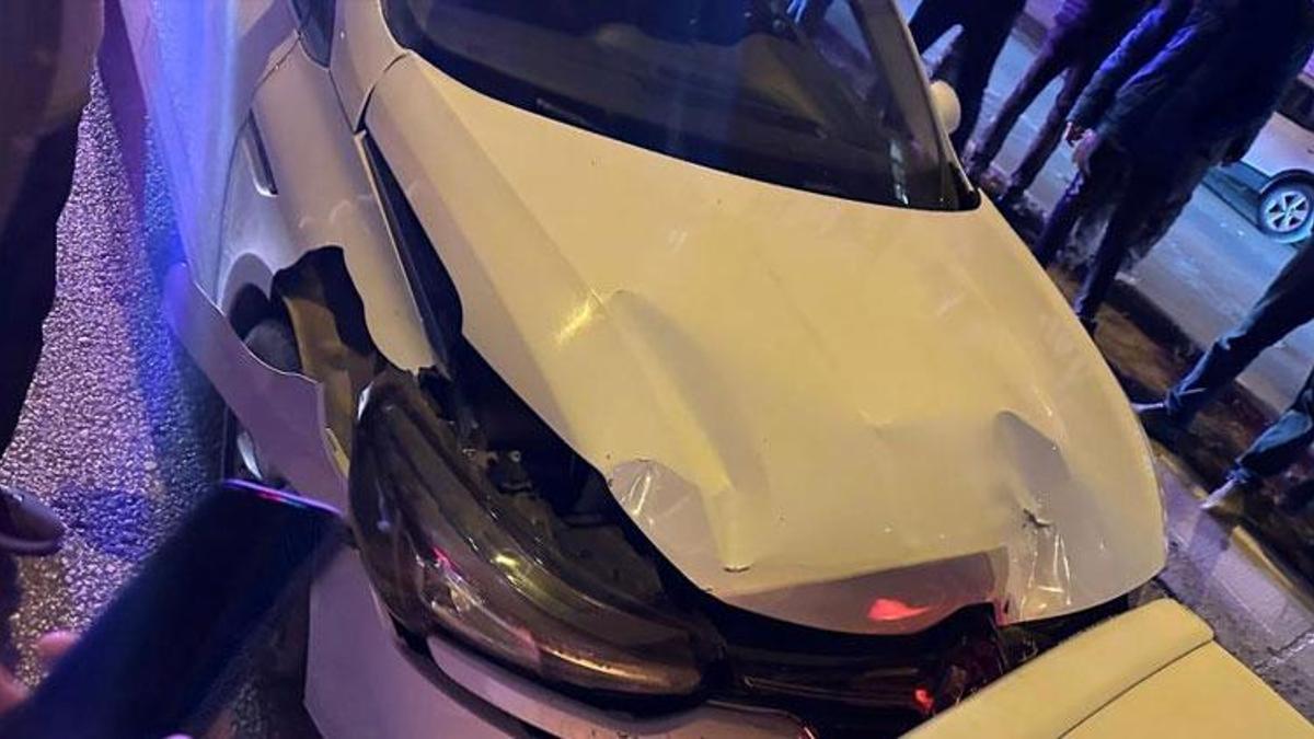 Mardin Kızıltepe'de maddi zararlı trafik kazası yaşandı.