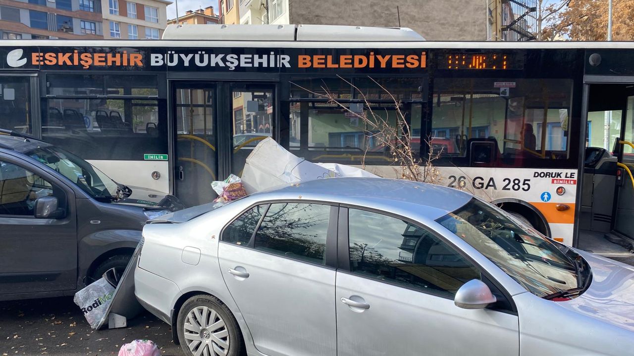 Zincirleme kaza Eskişehir'de meydana geldi!