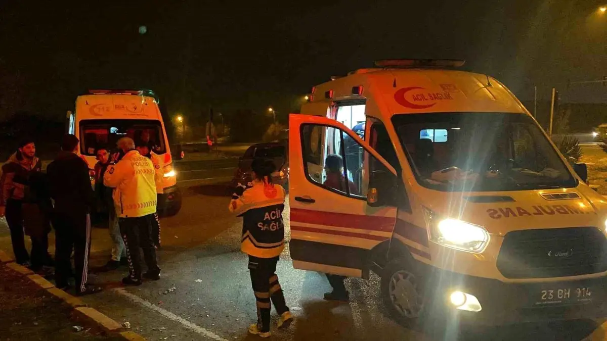Elazığ'da meydana gelen trafik kazasında 6 kişi yaralandı.