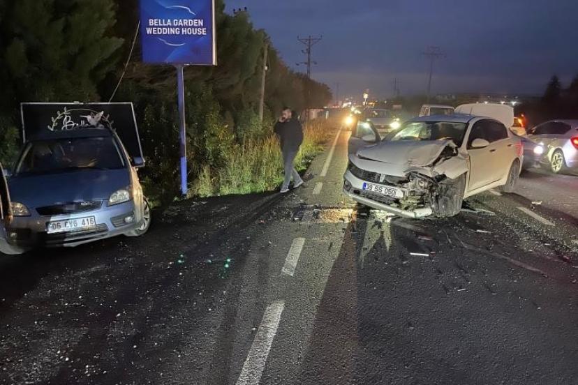 Kırklareli’nde bir kaza meydana geldi.