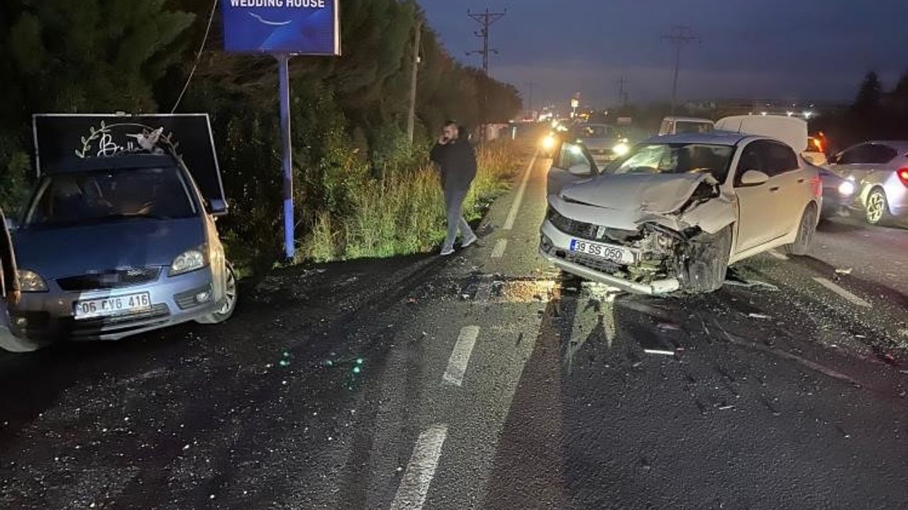 Kırklareli’nde meydana gelen trafik kazası