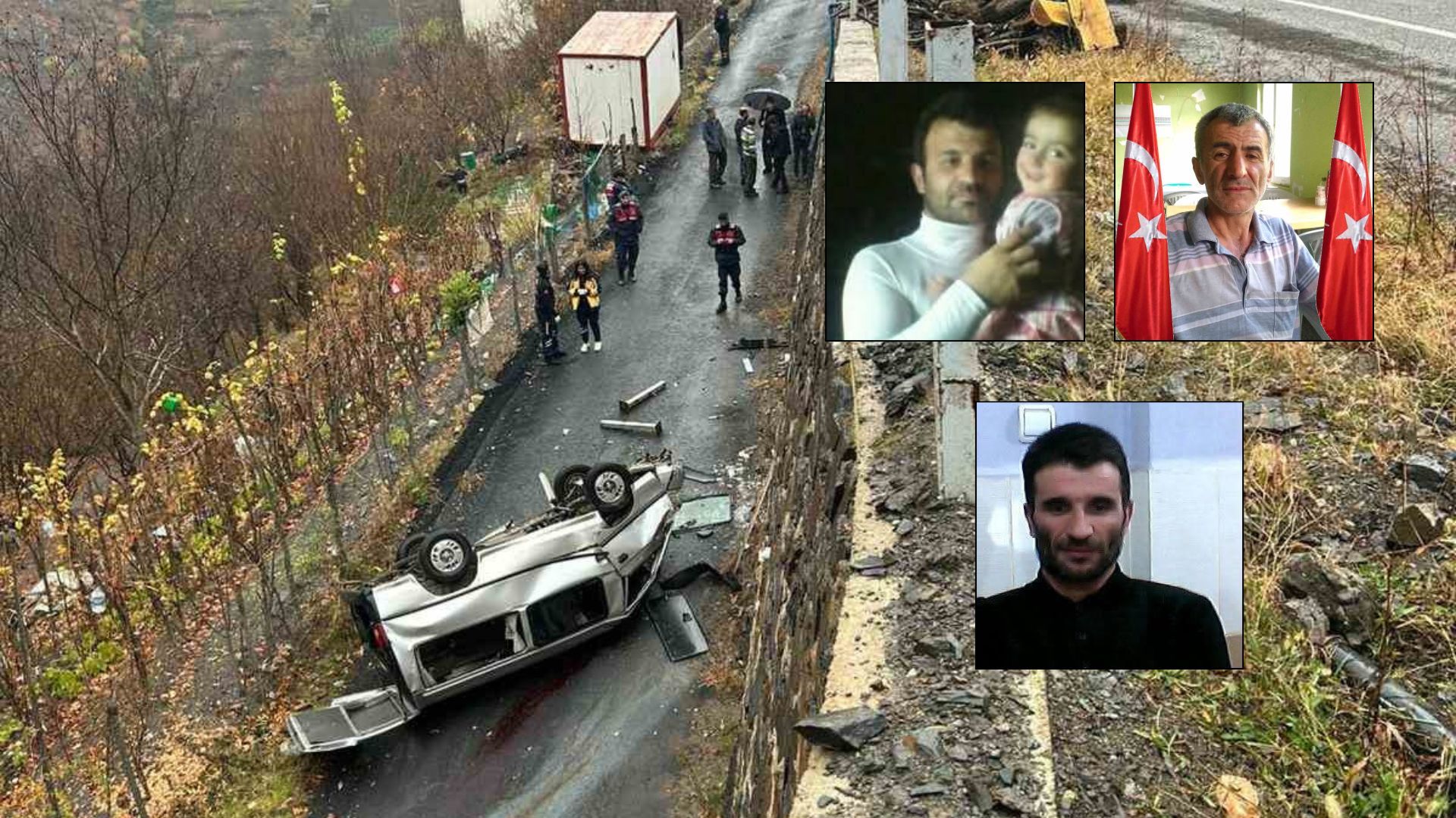 Artvin'de trajik kaza: Kamyonet virajı kaçırdı... 3 kişi öldü