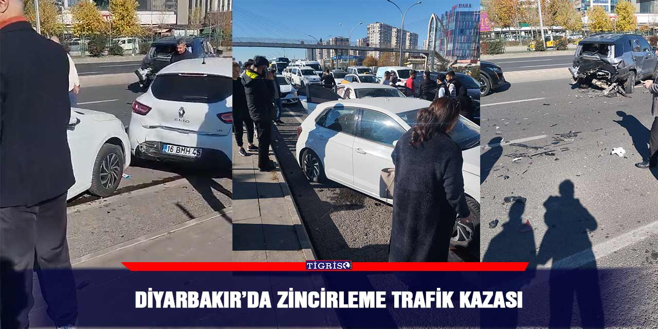 Diyarbakır'da ardı ardına gelen trafik kazası
