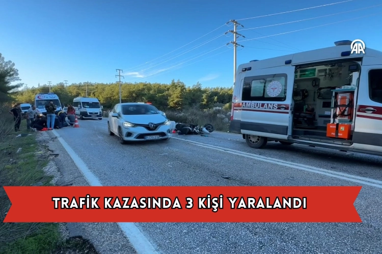 Trafik Kazasında 3 Kişi Yaralandı. (33 karakter)