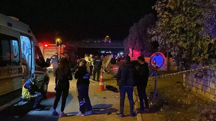 Osmaniye'de ardışık trafik kazası meydana geldi, 3 araç çarpıştı ve ölü-yaralılar oldu.