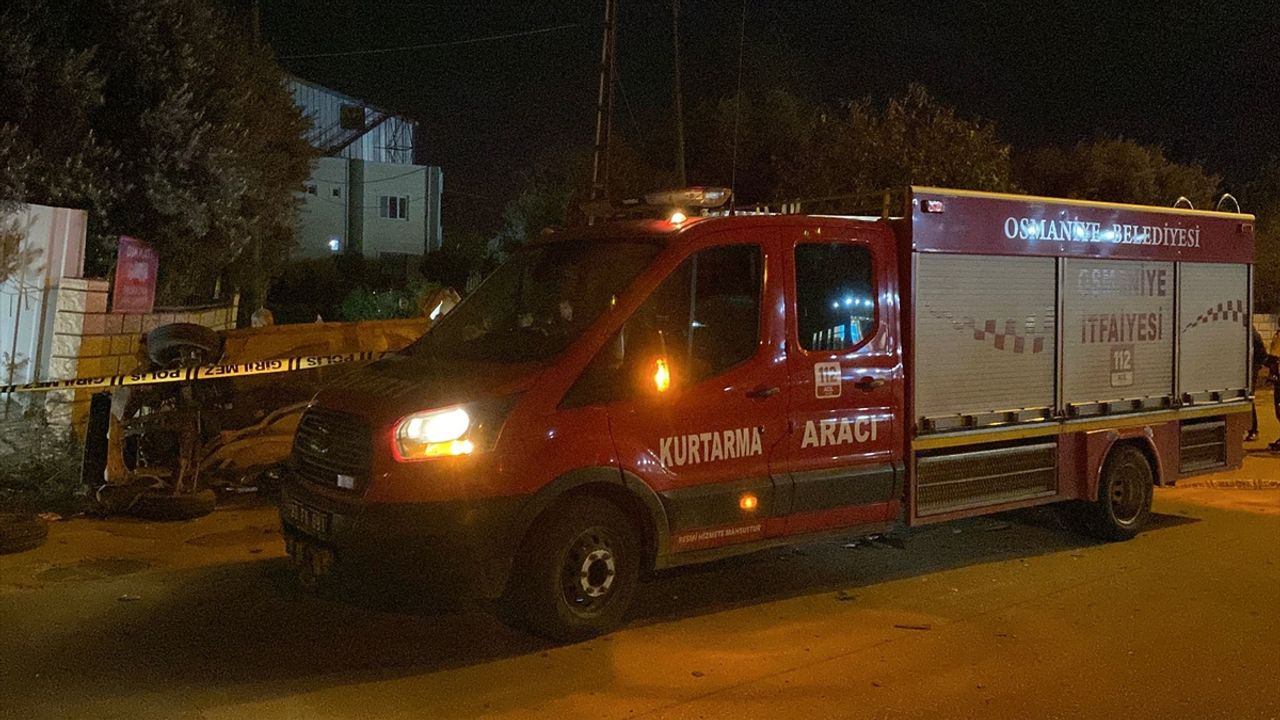 Osmaniye'de zincirleme kaza: 2 ölü, 7 yaralı