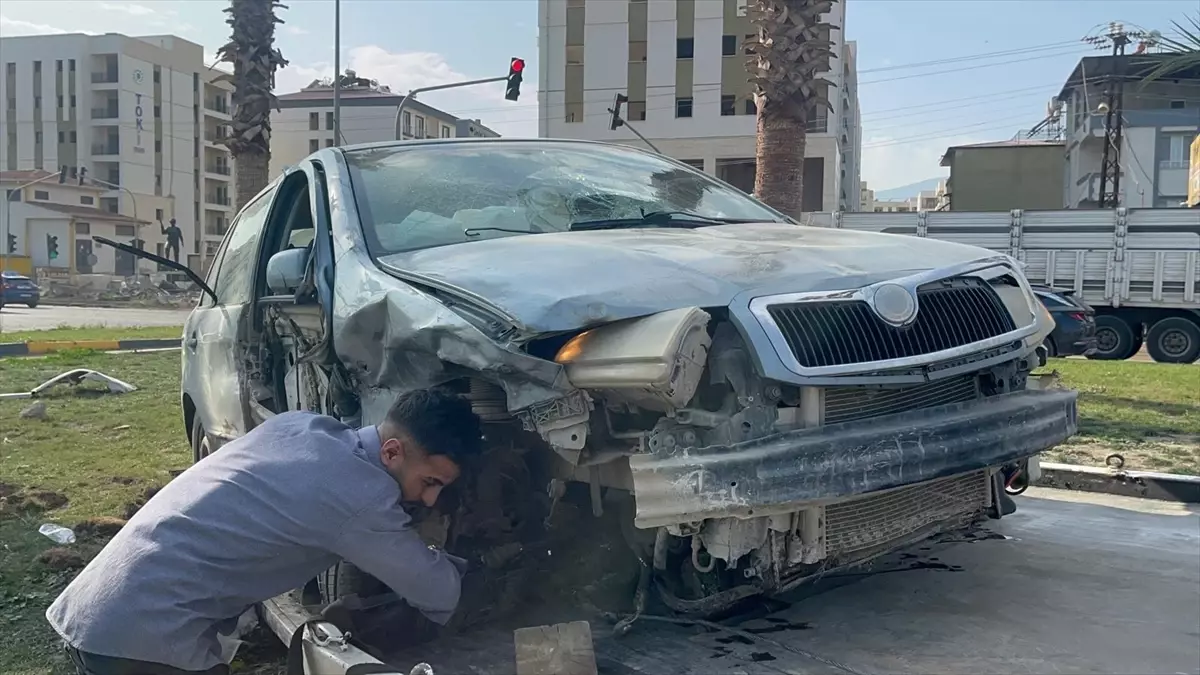 Kırıkhan'da trafik kazasında 5 kişi yaralandı.