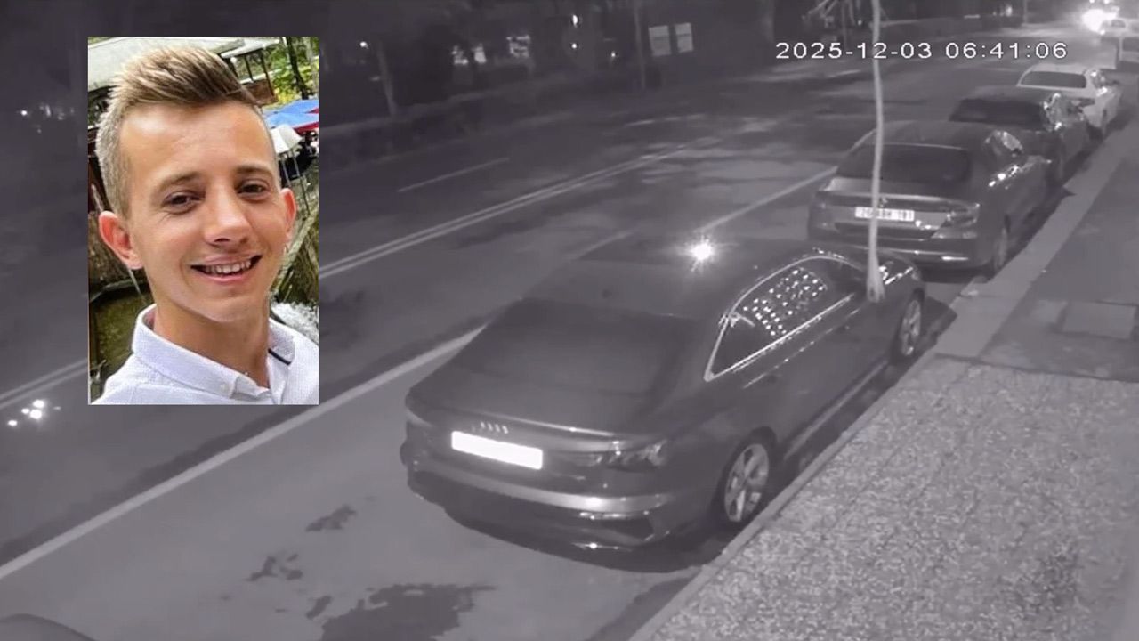 Motosiklet kazasında hayatını kaybeden kişinin anlık görüntüleri bulundu.