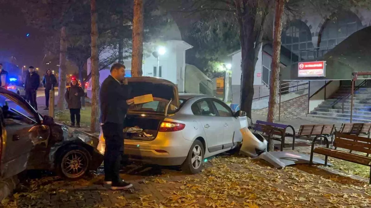 Kayseri'de trafik kazası meydana geldi, yaralanan olmadı.