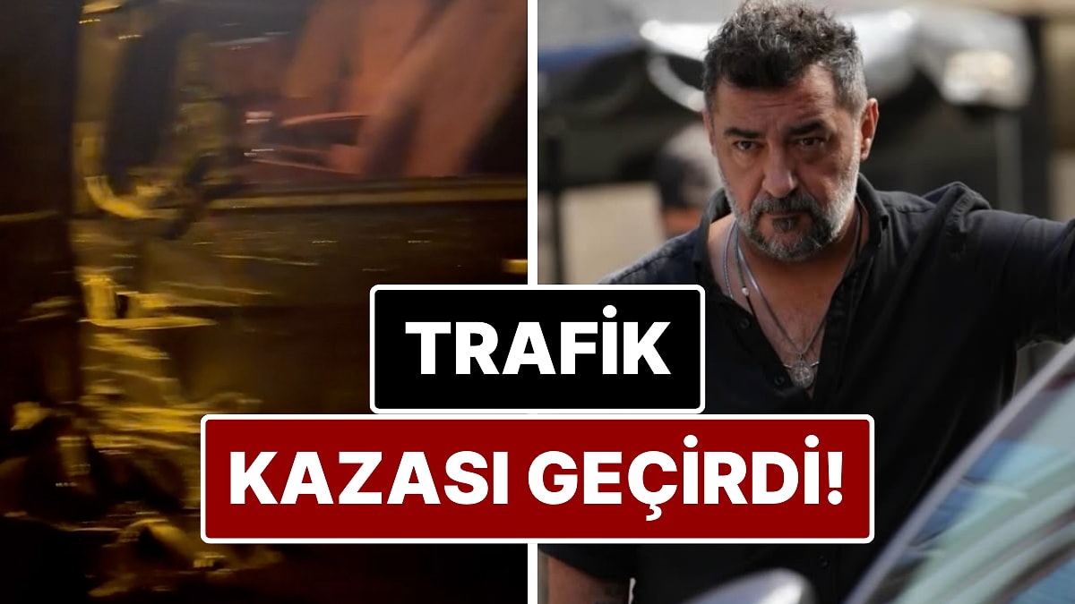 Oyuncu Celil Nalçakan'ın kaza sonrası aracının durumunu paylaştı.