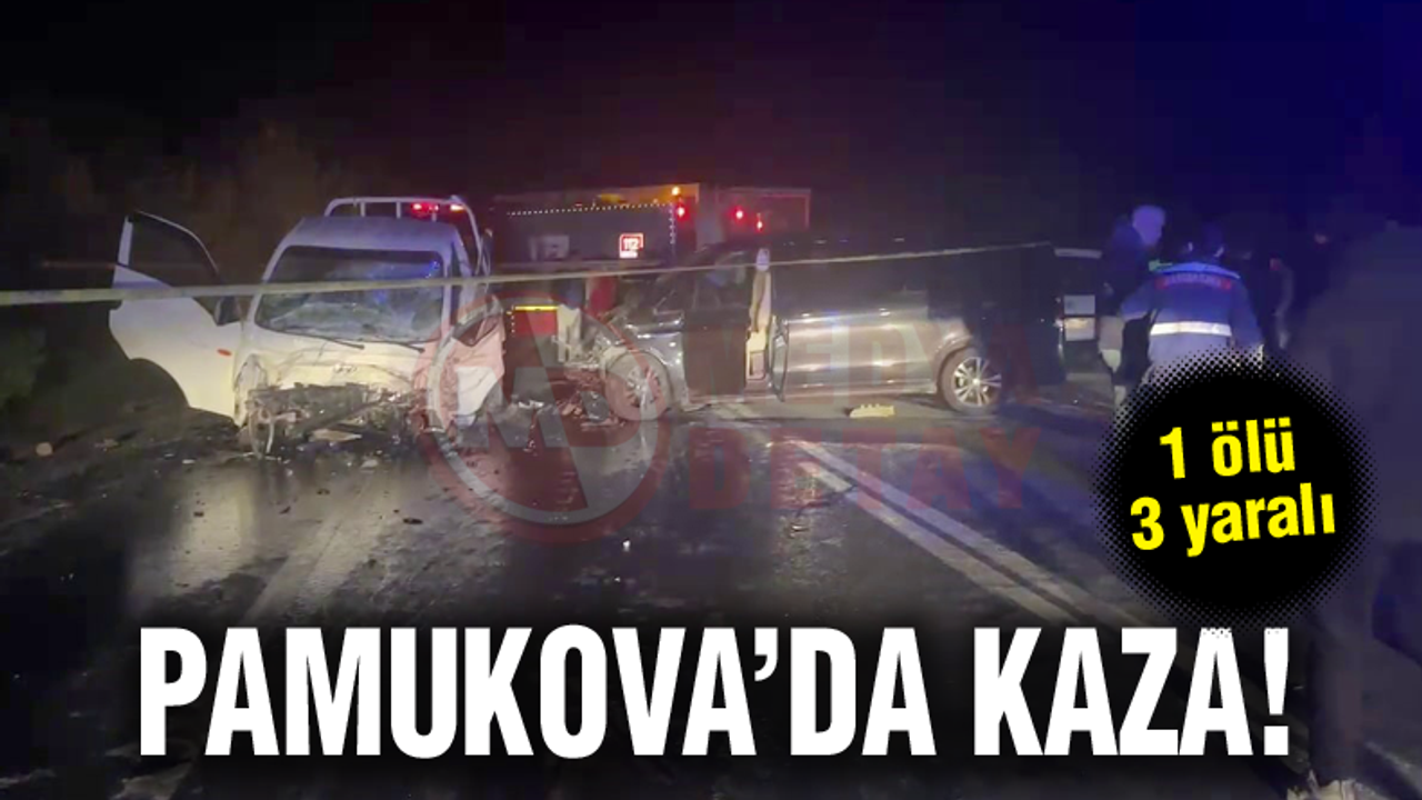 Pamukova'da trafik kazası: Bir kişi hayatını kaybetti, üç kişi yaralandı.
