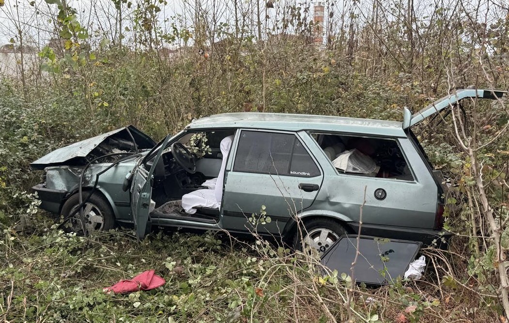 Samsun'da trafik kazası: 4 kişi yaralandı.