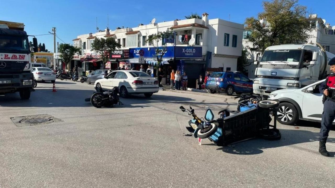 Bodrum'da trafik olayı: Bir kişi hayatını kaybetti, bir kişi yaralandı.