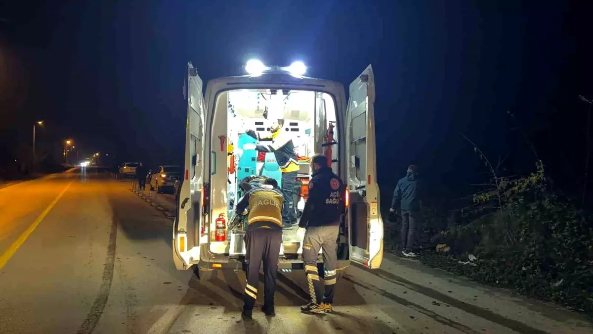 Trafik Kazasında Düzce'de 3 Kişi Yaralandı
