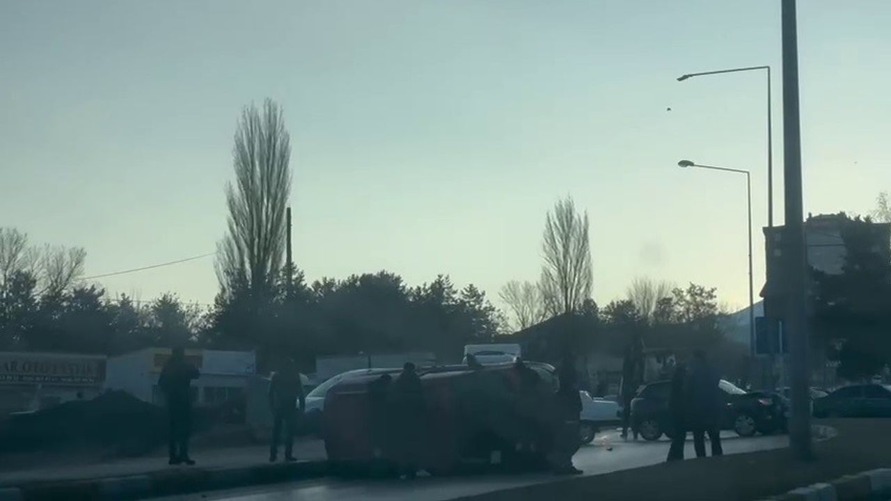 Erzurum'daki trafik kazalarının sebebi olan gizli buzlanma.