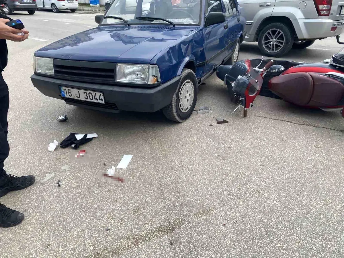 Mudanya'da Motosiklet Kazası: Sürücü Ciddi Şekilde Yaralı